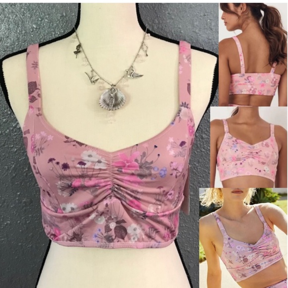 Spell Other - Spell and the Gypsy Wild Bloom Bralette, Blush, Size Medium, Brand NWT